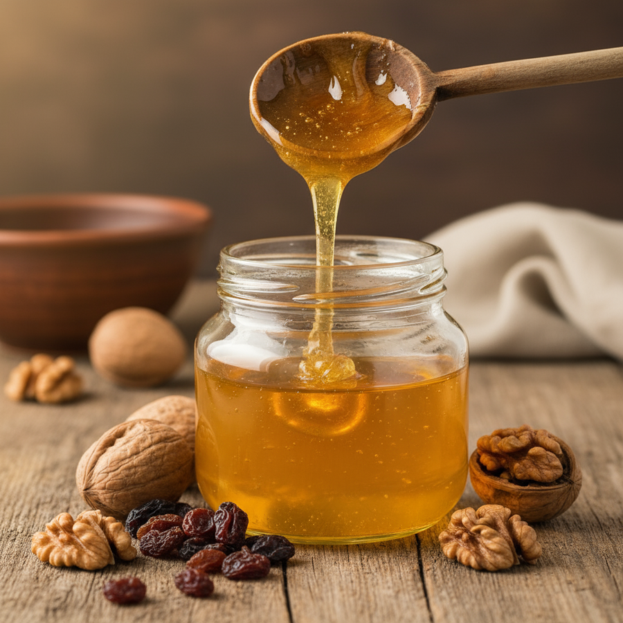 Асал ва ёнғоқ